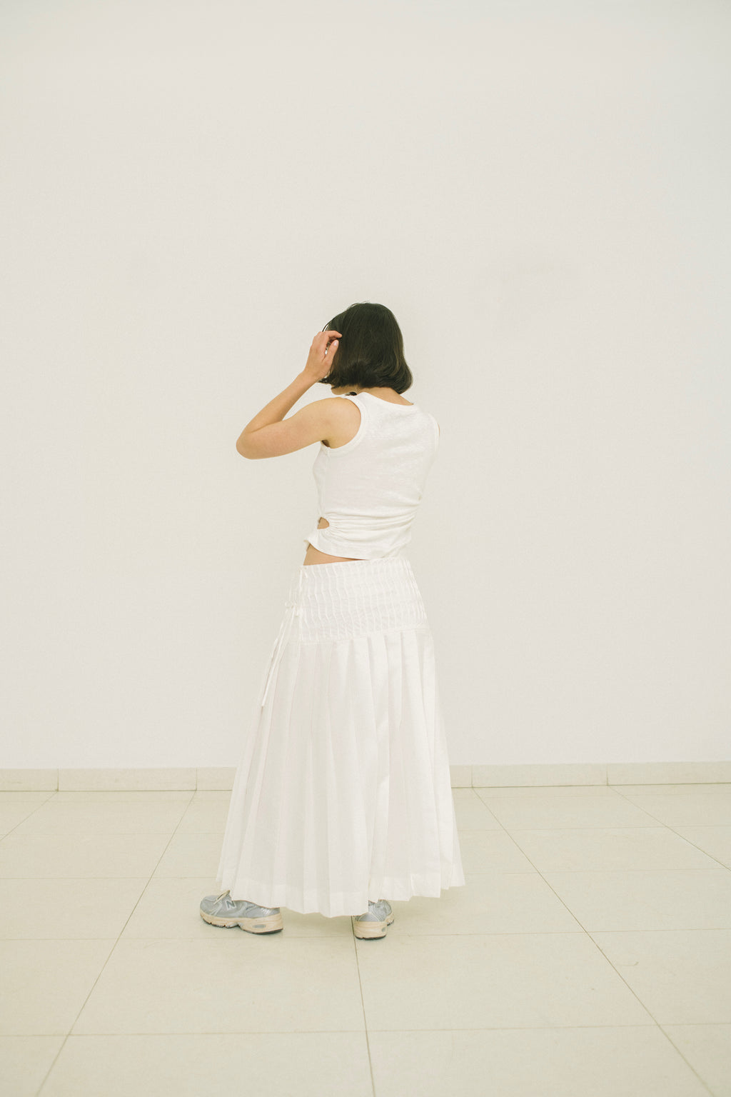 CASCADA PLEATED SKIRT