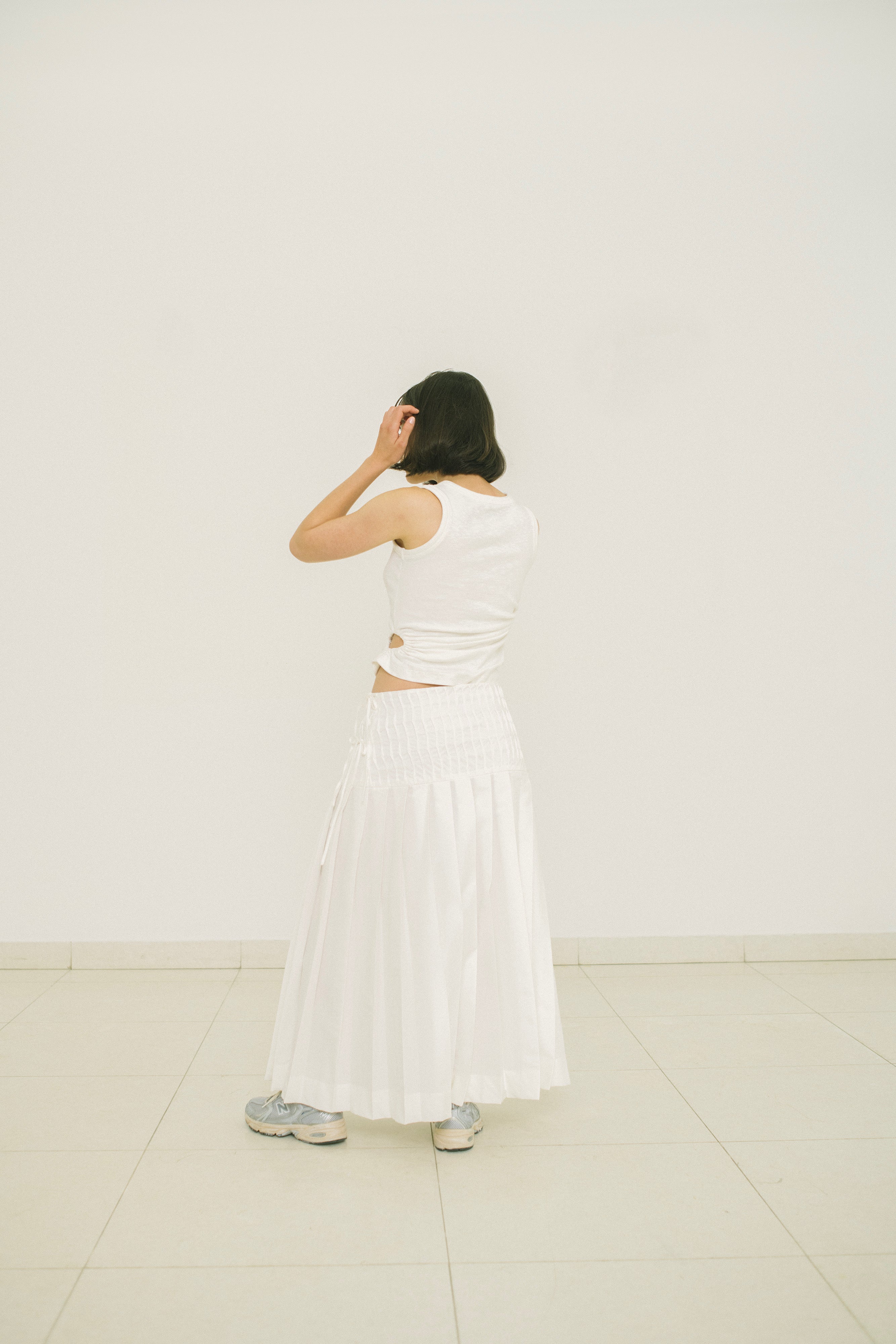 CASCADA PLEATED SKIRT