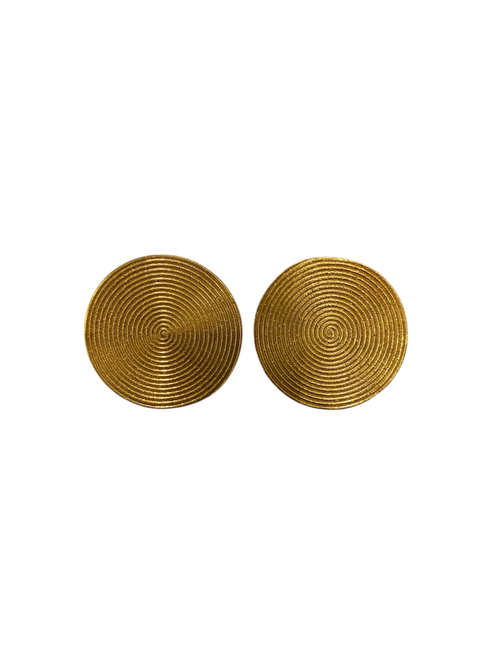 ARETES TOPO DISCO HILO 4CM