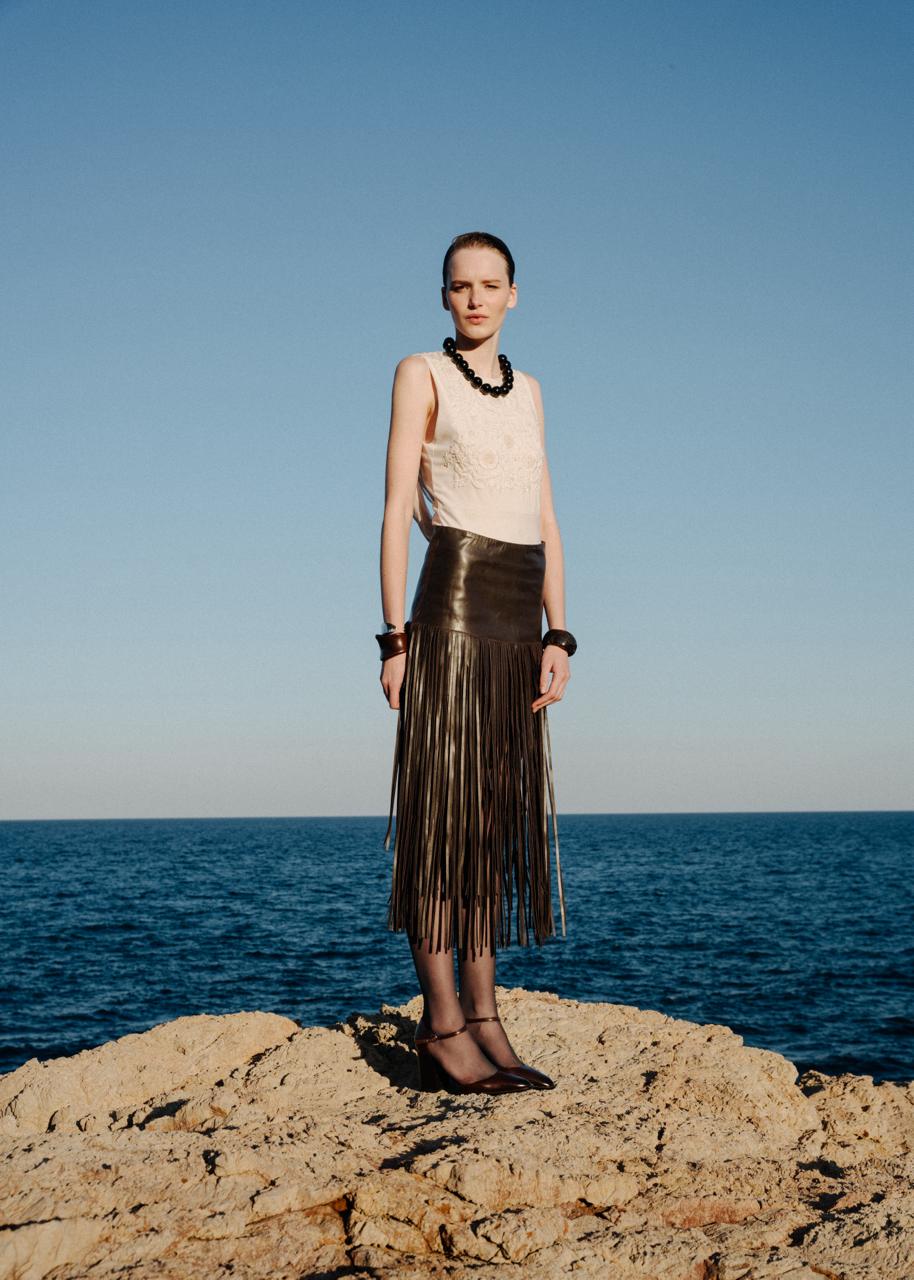 "LA SOMBRA" FRINGE SKIRT