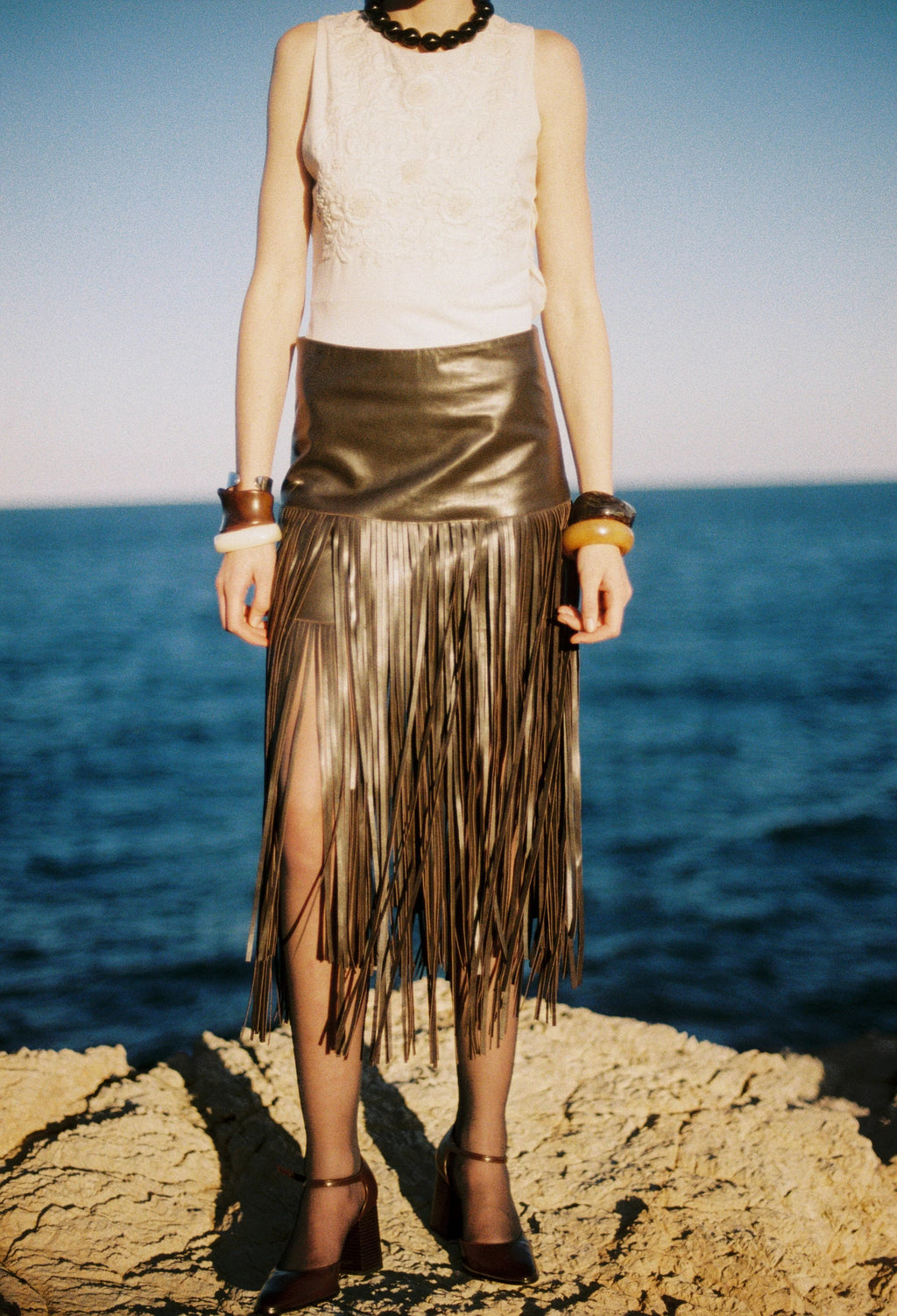 "LA SOMBRA" FRINGE SKIRT