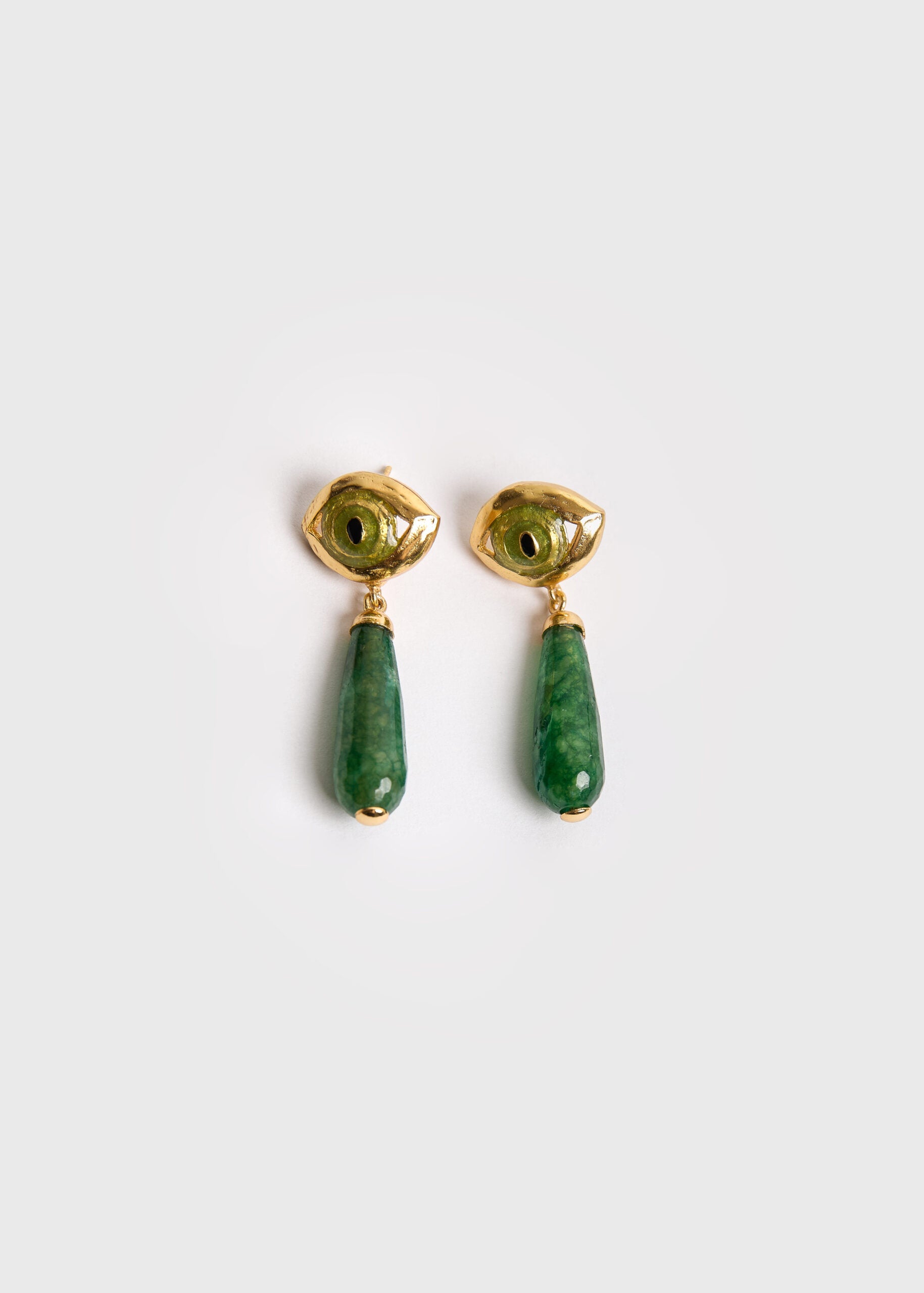 CAT DROP EYE EARRINGS