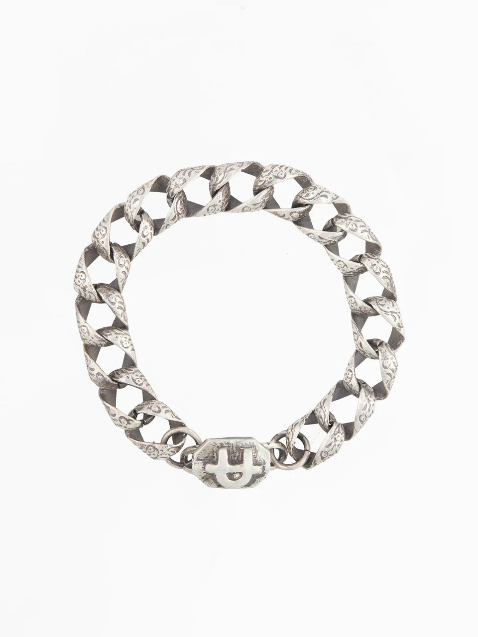 BRAZALETE ESLABÓN TALLADO