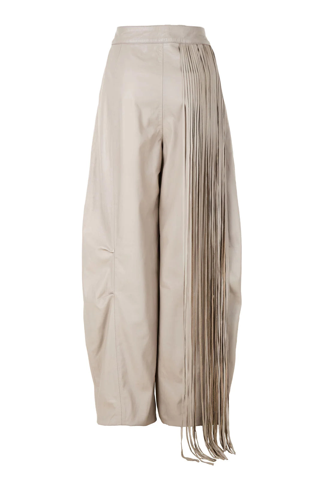 PANTALON CUERO ANCHO FLECOS