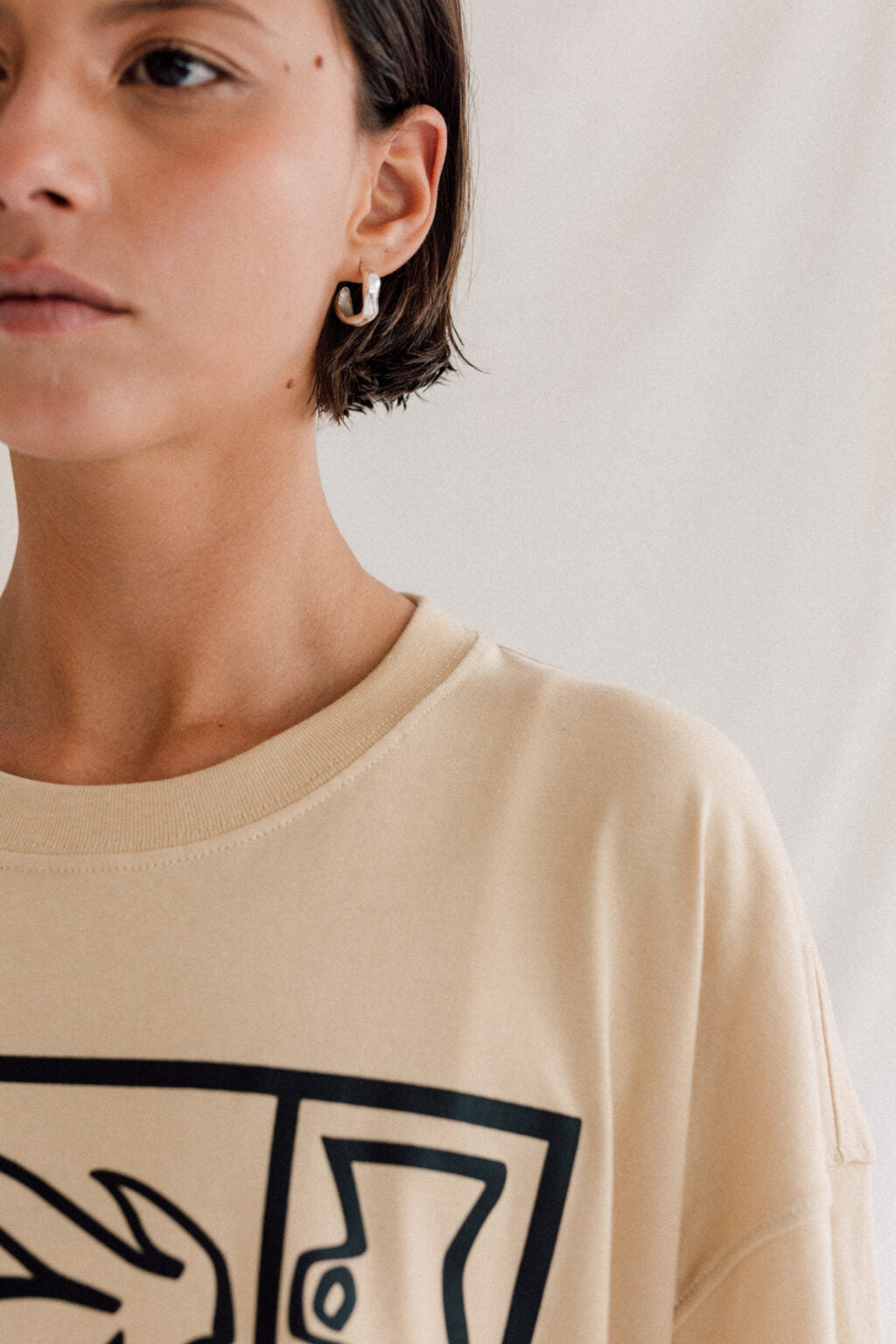 CAMISETA OVERSIZE JARDINES