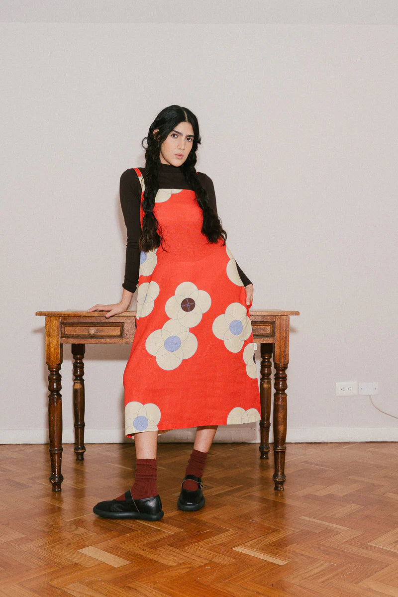 VESTIDO FLORES DE FUEGO