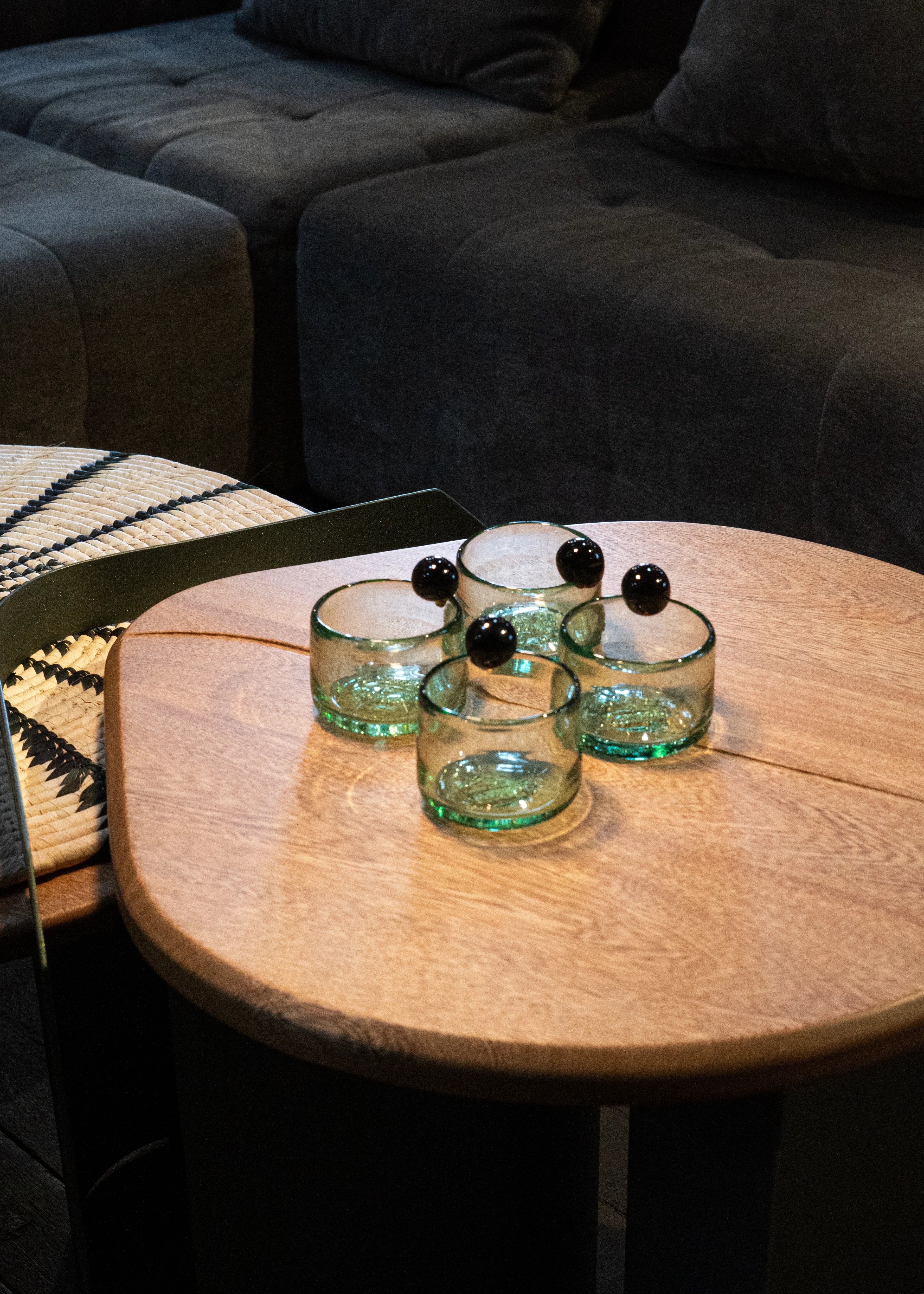 VASOS ACEITUNA SET X4