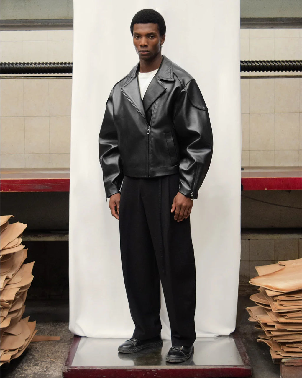 RIFT BIKER LEATHER JACKET