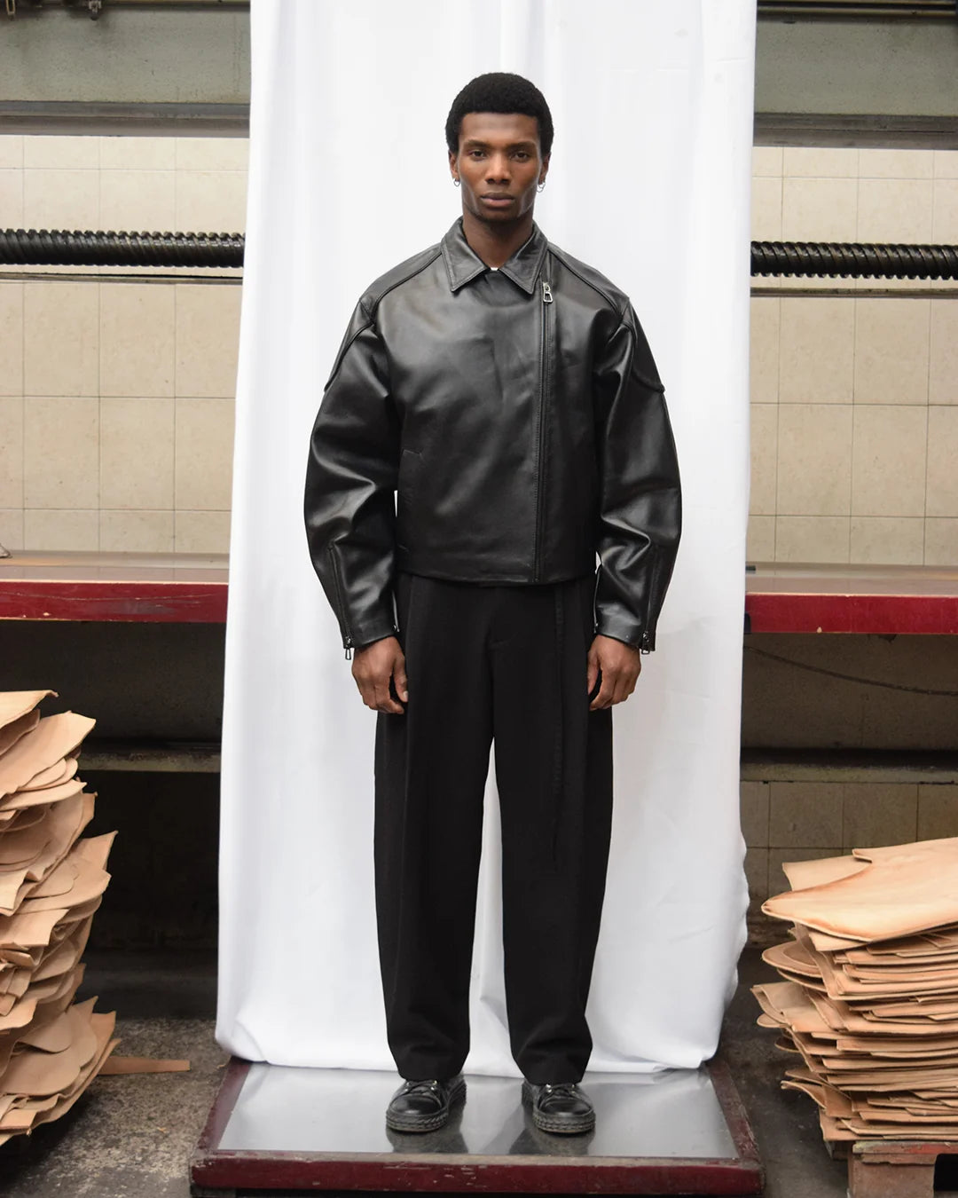 RIFT BIKER LEATHER JACKET