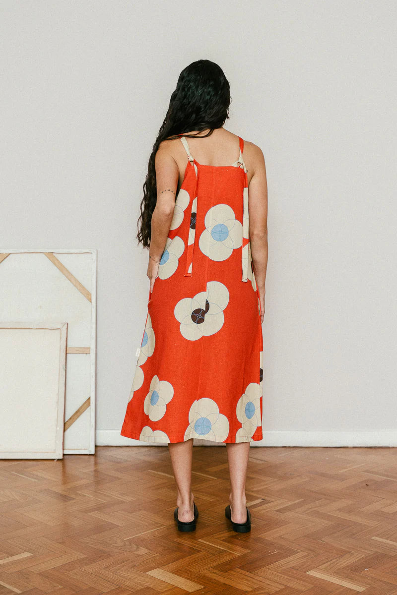 VESTIDO FLORES DE FUEGO