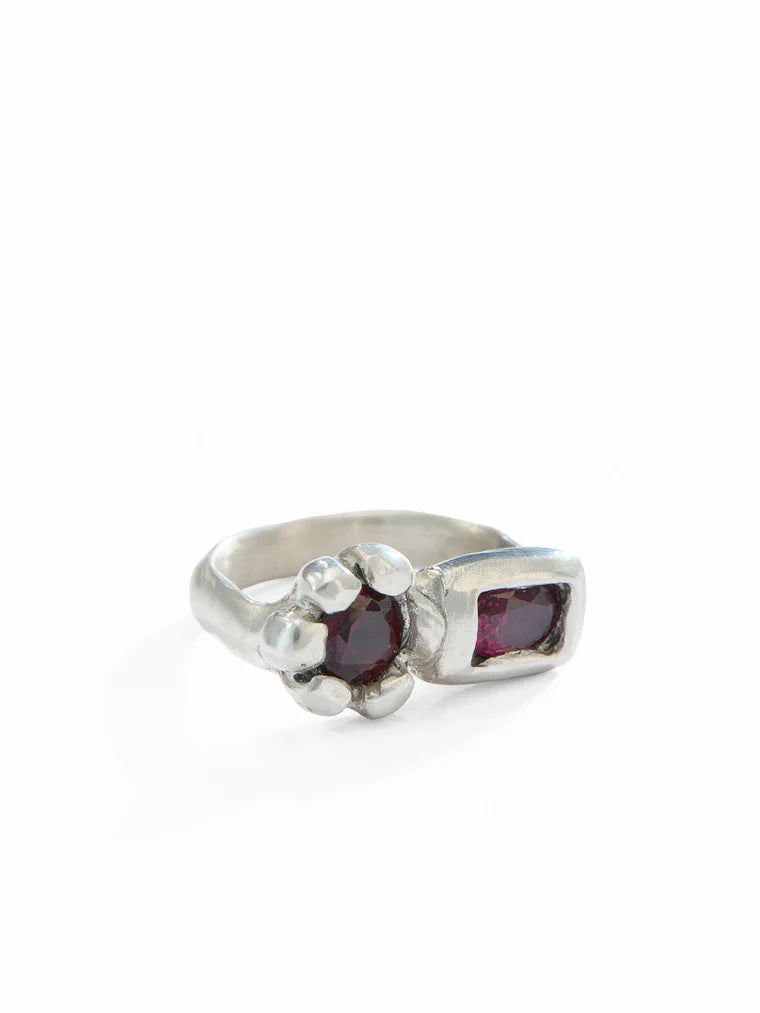 FLORI GARNET & TOURMALINE RING
