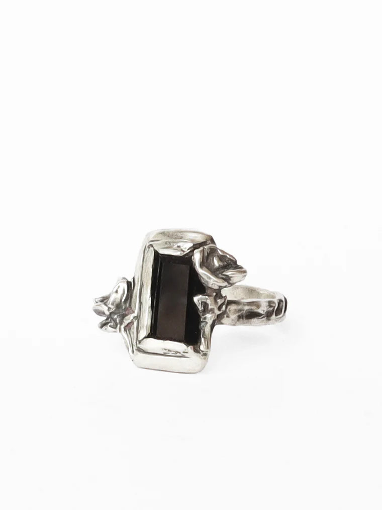ANILLO FLOR ONIX