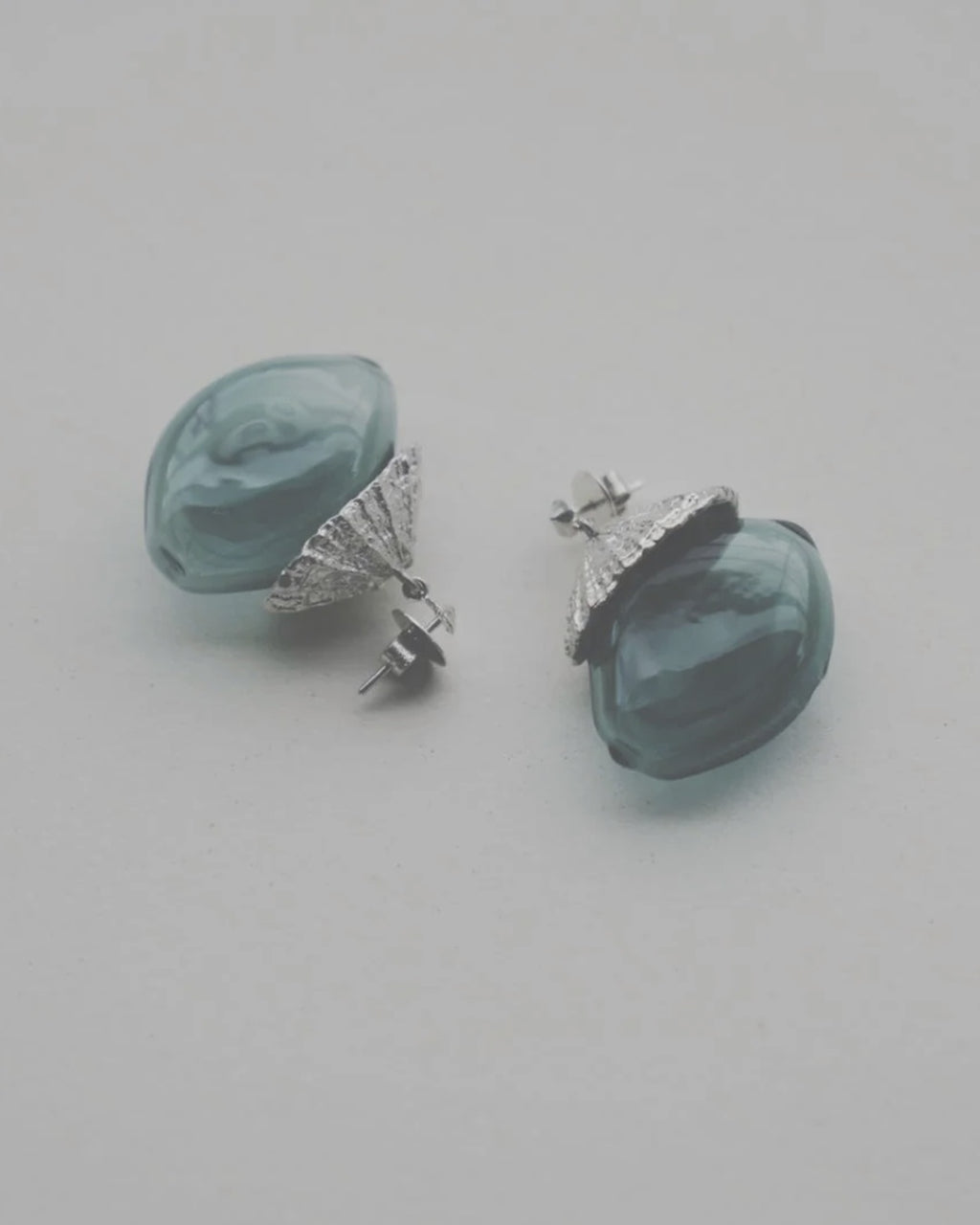 NAVY BLUE EARRINGS