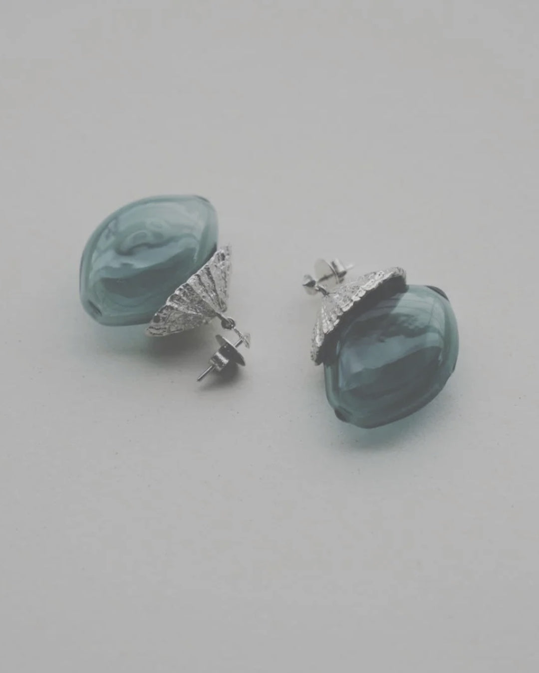 NAVY BLUE EARRINGS