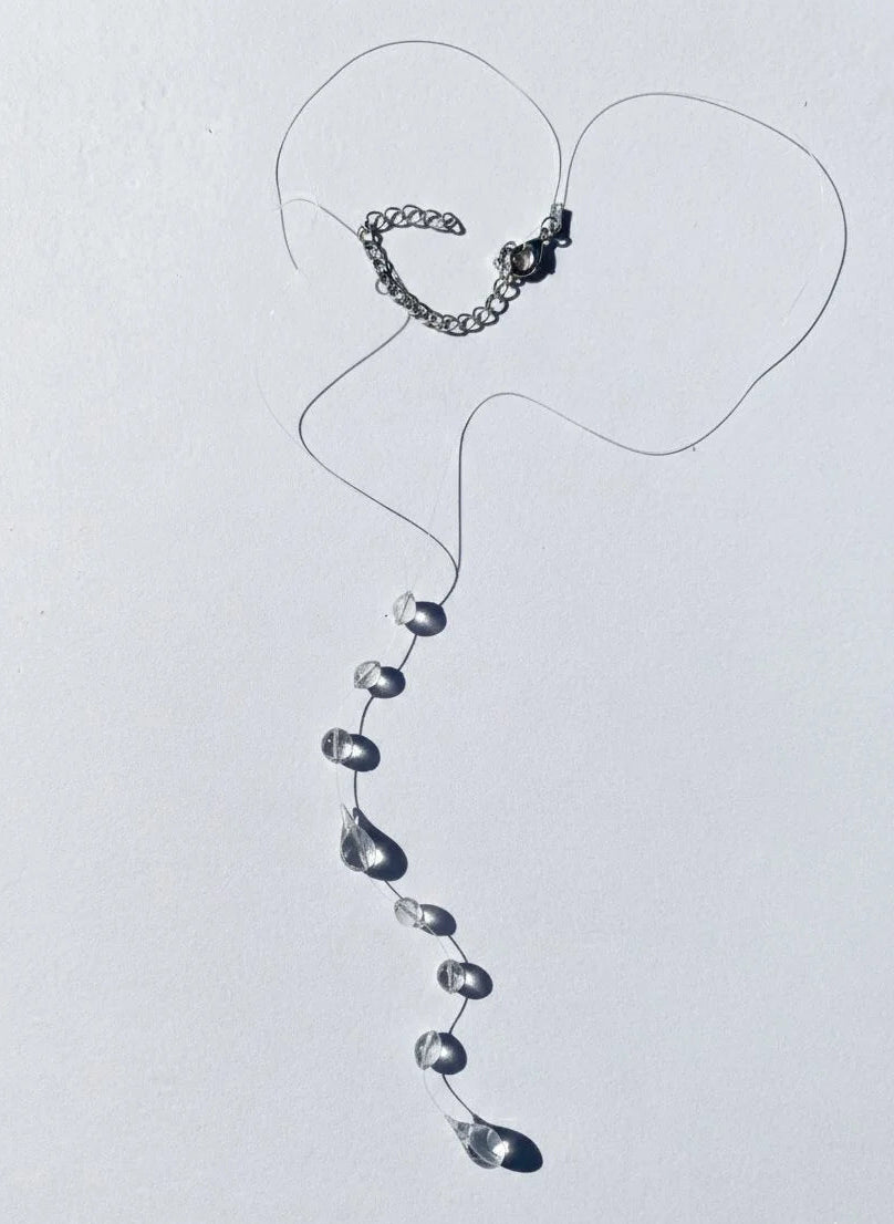 Collar con perlitas de resina que simulan ser lágrimas.
PAISAJE LATINO