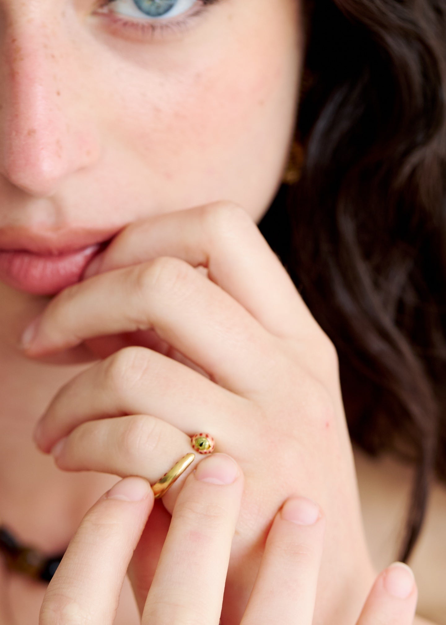 PINKY TERRACOTTA RING