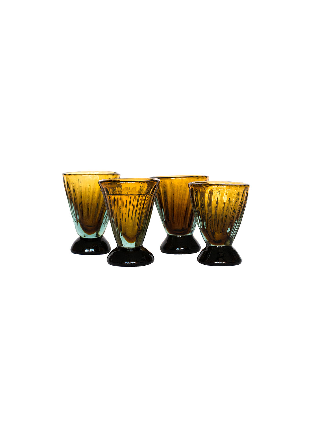 PURA AMBER GLASSES (SET OF 4)