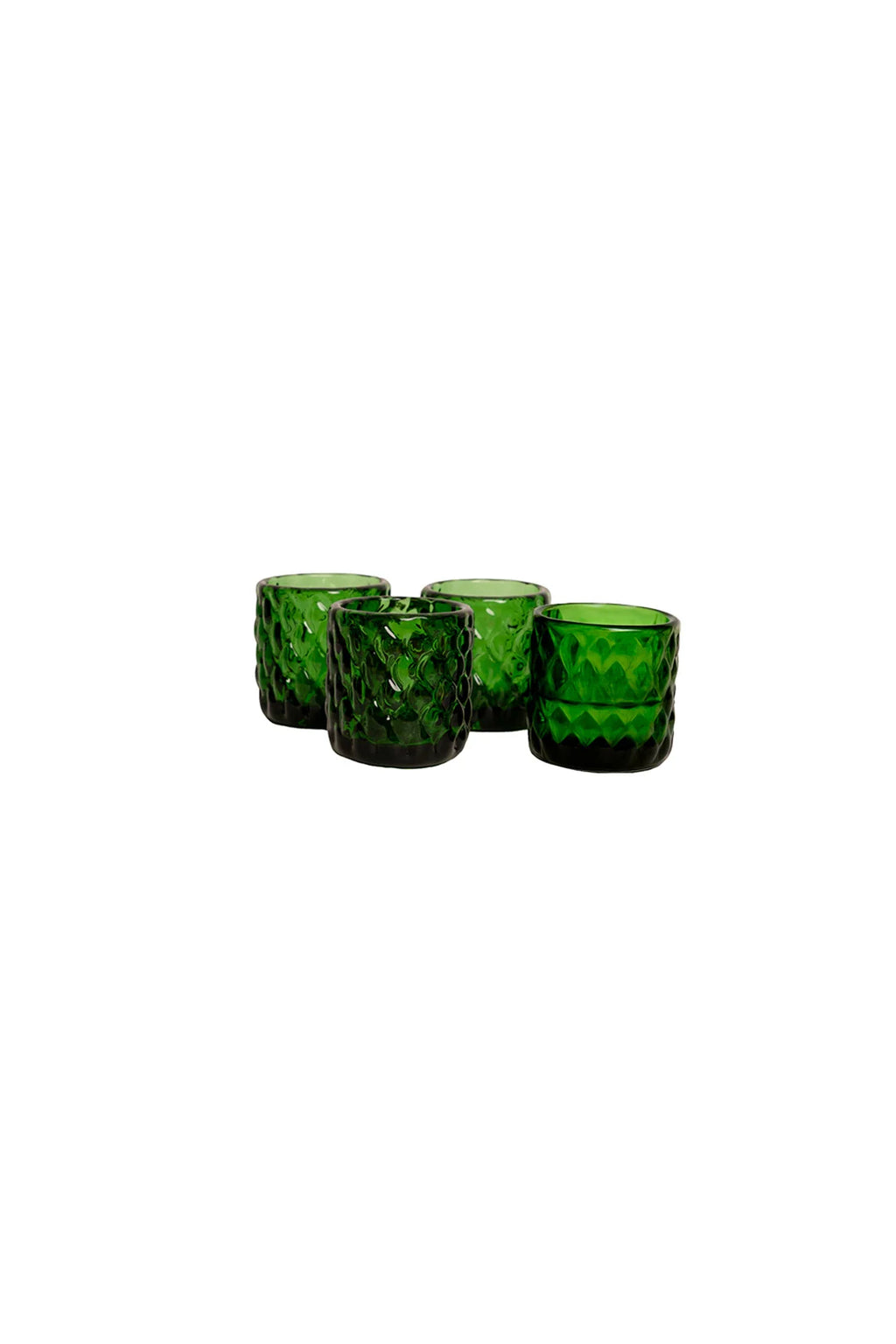EMERALD MIST SHOT GLASSES (SET OF 4)